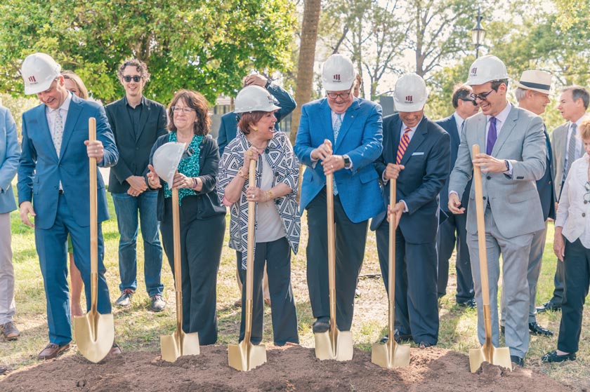 Breaking ground image